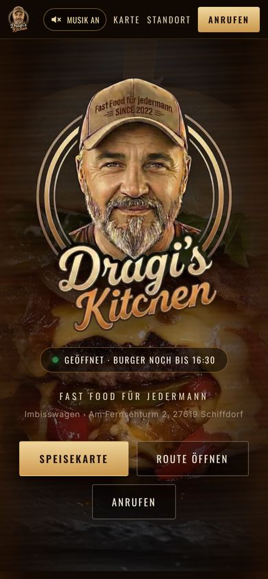 dragis-kitchen.de am Handy